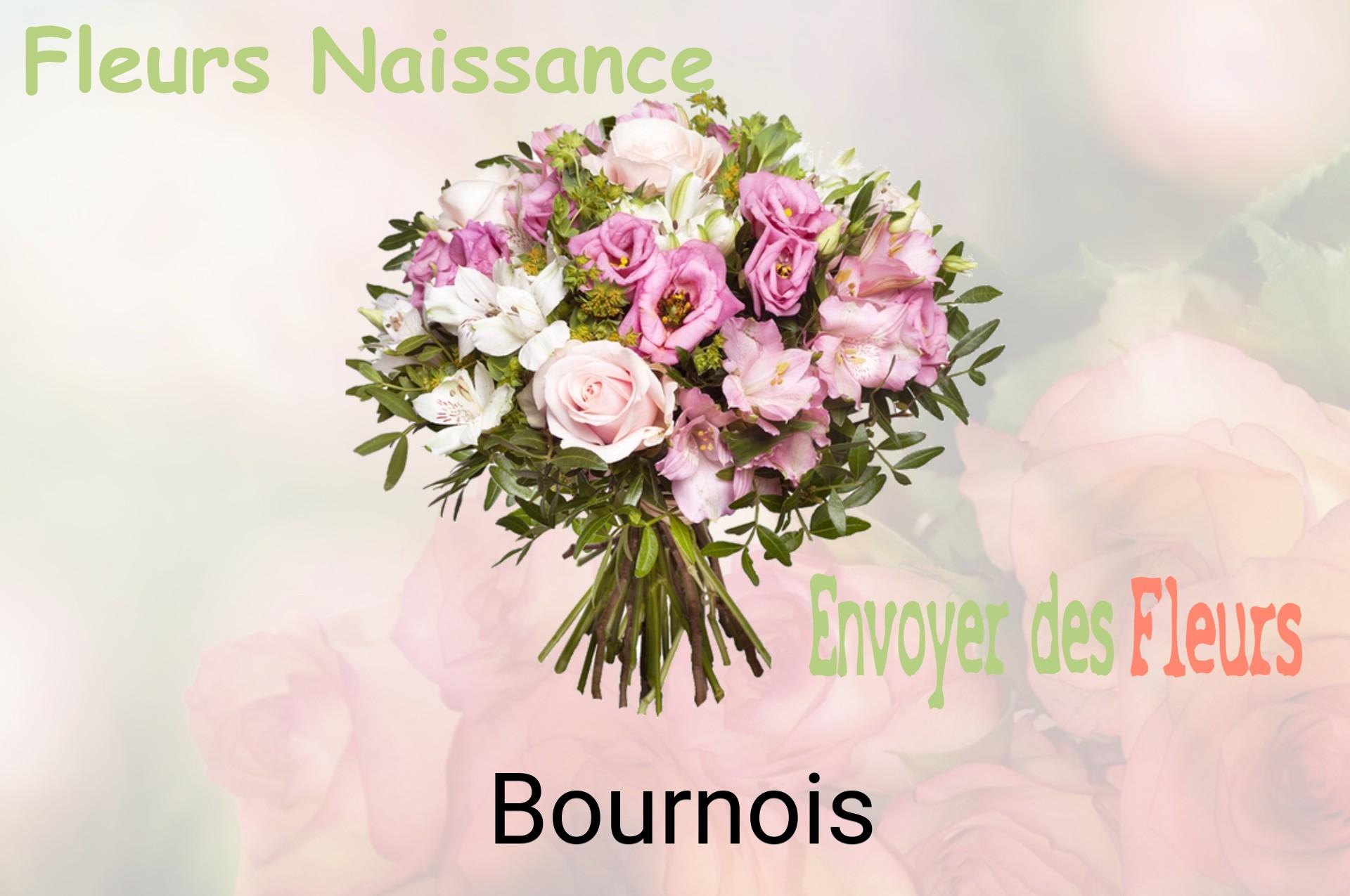 Bouquet de fleurs de naissance livré à Bournois